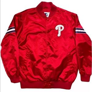 Philadelphia Phillies Vintage Authentic Starter  Jacket Mens Size XL NWOT